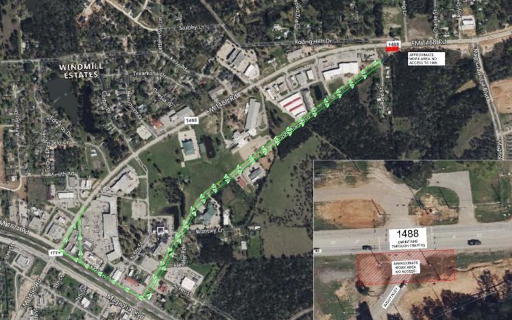 TxDOT Notice of Road Closure